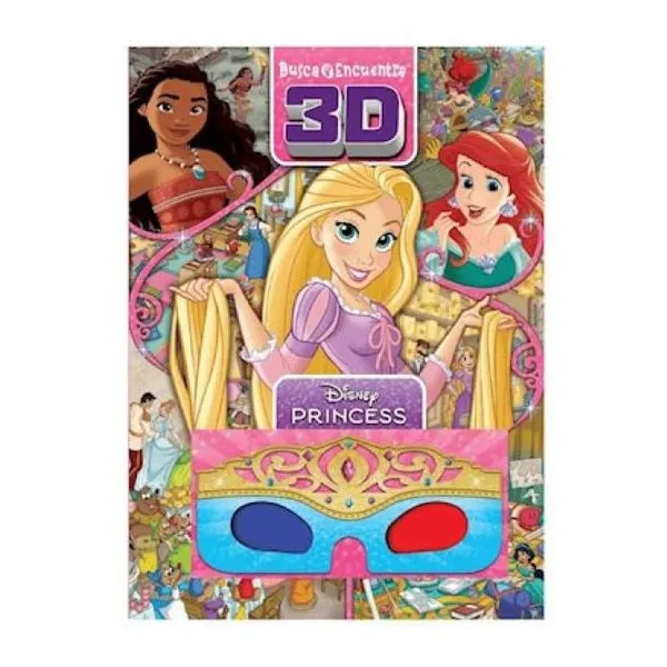 Disney princesas busca y encuentra 3d