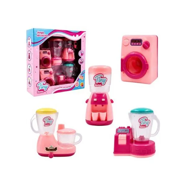 Set de electrodomesticos x4 en caja 31x33x9 cm Tiny home