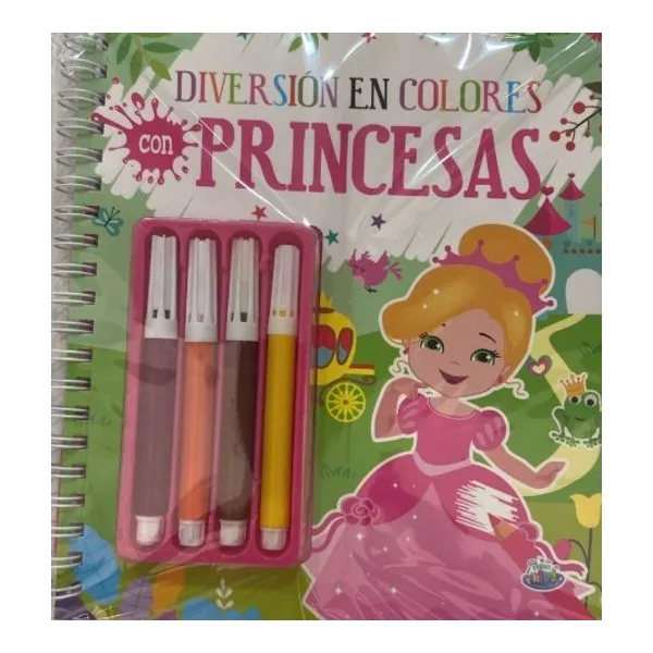 Diversion en colores con princesas