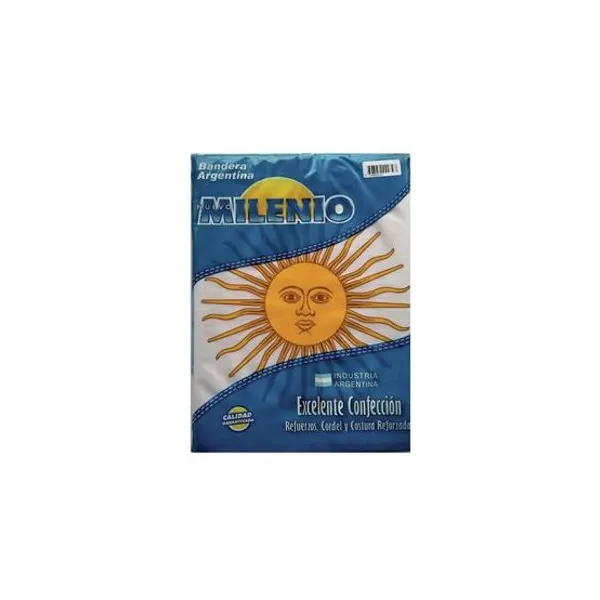 Bandera argentina flameo con sol 200x320 cm milenio