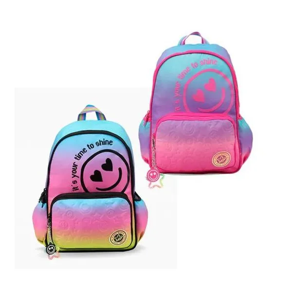 Mochila 15" espalda linea multicolor x unidad colores surtidos footy