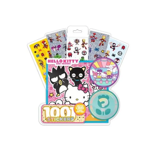 Blister editorial vertice 1001 stickers hello kitty and friends