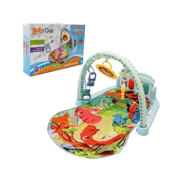 Gimnasio musical interactivo dinosaurios 74x56x43 cm en caja babygus