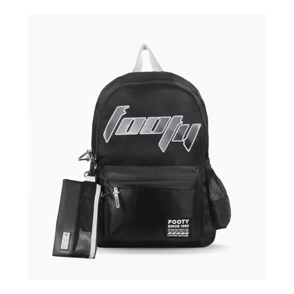 Mochila 17" espalda big kids street gris x unidad footy
