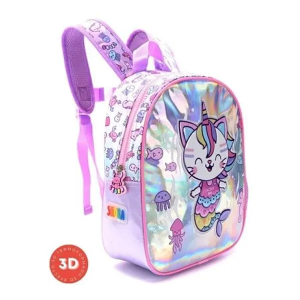 Mochila petit termoformada gatirena 22 x30 x10 - 12