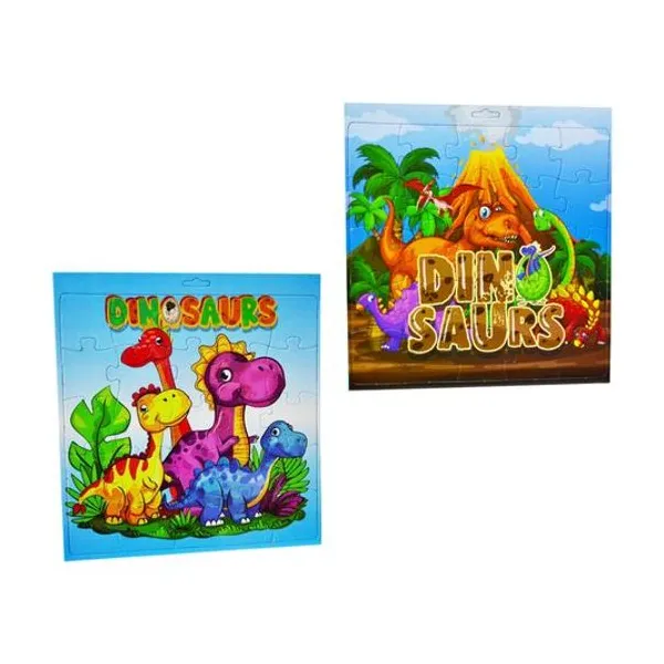 Puzzle saurios 25 piezas 28x28 cm x unidad modelos surtidos inkdrop