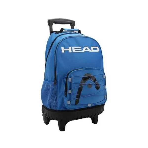 Mochila 20" con carro y cordones azul head