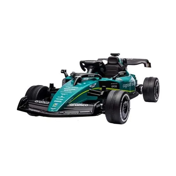 Auto formula 1 aston martin a batería 24v con control remoto 150x75x60 cm
