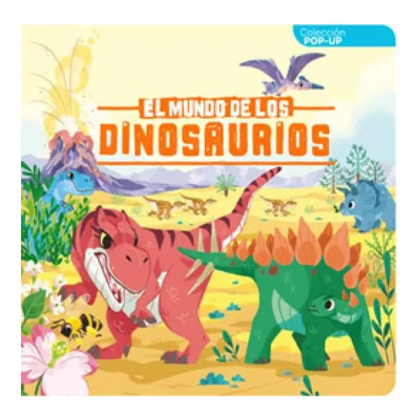 Libro pop up. el mundo de los dinosaurios