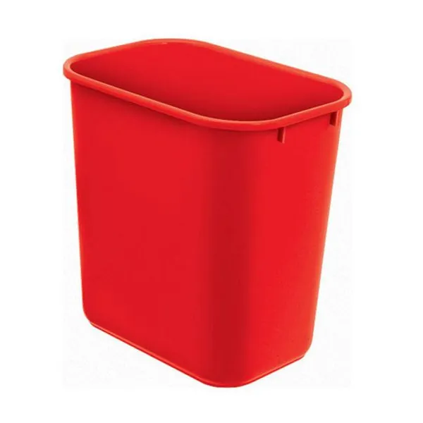 Cesto acrimet plast.ovalado para 12 l. rojo