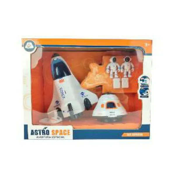 Set naves espaciales astronauta luz y sonido