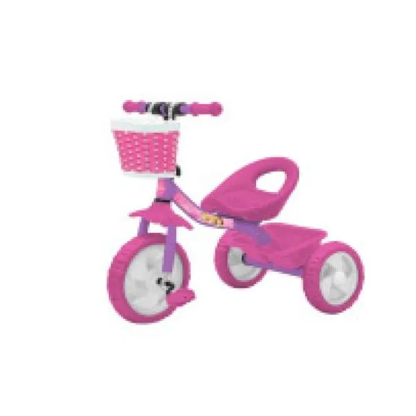 Triciclo infantil con canasto estructura de metal Disney princesas