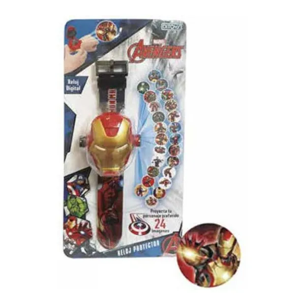 Reloj proyector Avengers iron man