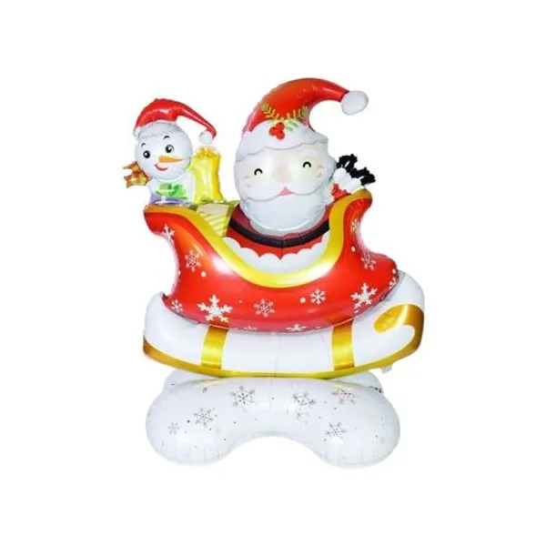 Globo trineo papá noel 95x112x56 cm x unidad - 89796 02