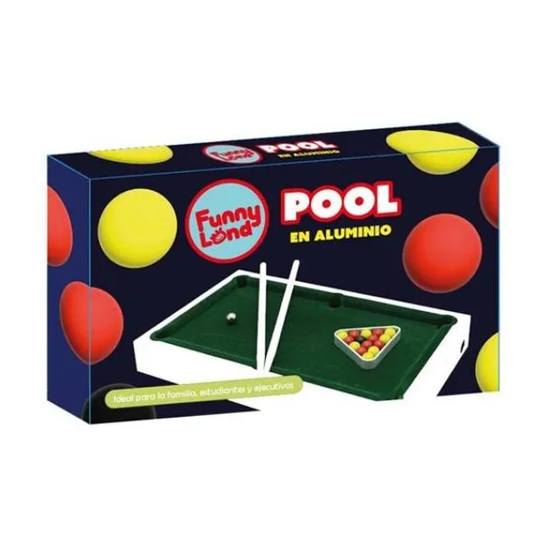 Pool de mesa de aluminio 24.5 cm