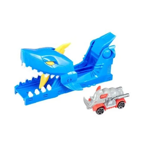 Teamsterz shark launcher lanzador + 1 vehiculo beast machines