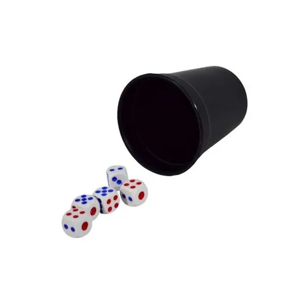 Juego generala con 5 dados en bolsa