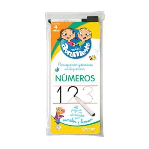 Abremente escribir y borrar: números