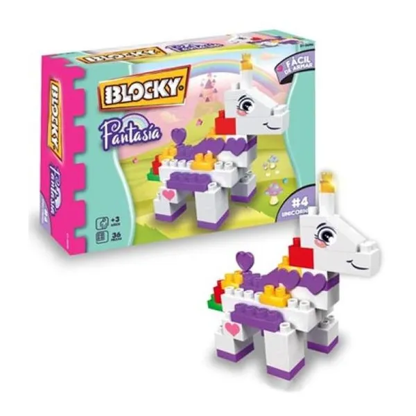 Blocky mini - unicornio fantasía