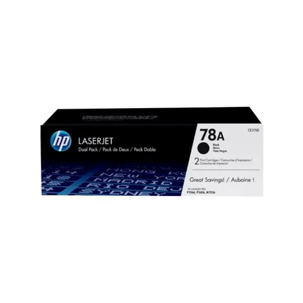 Toner HP original 78a- ce278 a negro HP/m1536/p1606/p1566