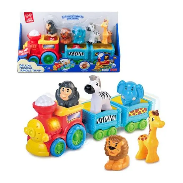 Happy kids tren musical safari presiona y avanza