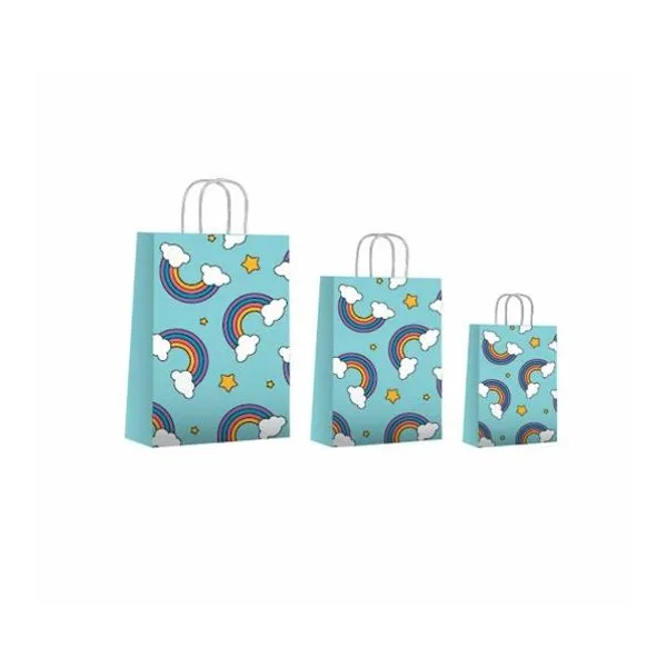 Bolsa zafiro arco iris 22x10x30 cm