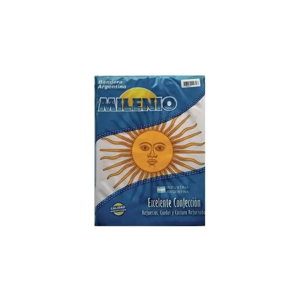 Bandera argentina flameo con sol 170x272 cm milenio