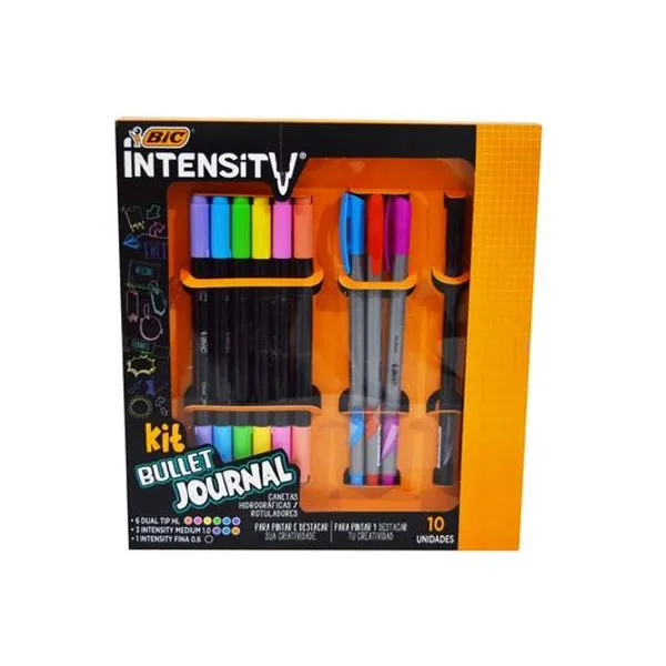 Kit de microfibras bullet journal caja x10 BIC