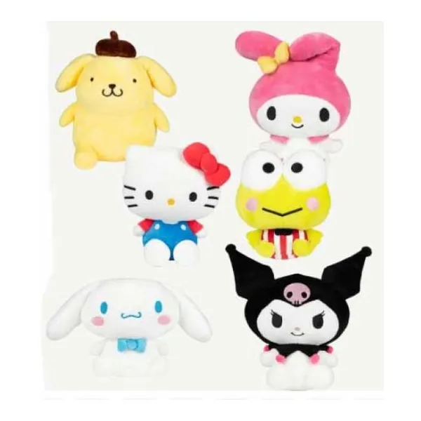 Hello kitty & friends peluche ultra suave 8" surtido