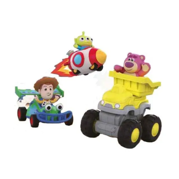 Disney on wheels - playset grande armable 30 cm - toy story 3