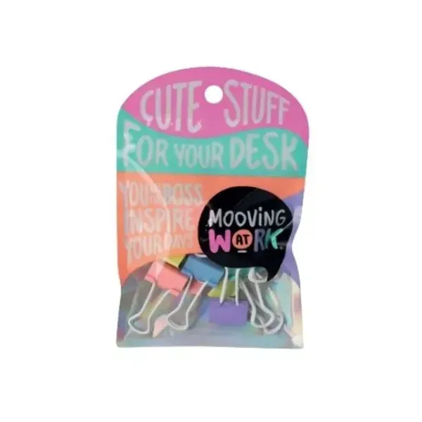 Aprietapapel doble color Mooving maw neon 19 mmx 12 unid.