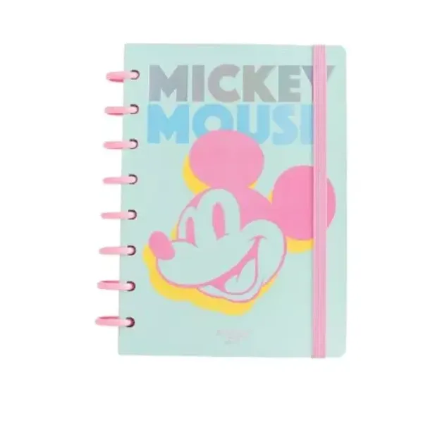 Cuaderno a discos a5 Mooving loop mickey mouse 80 hjs.raya
