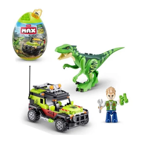 Max dino adventureegg set raptor force 252 pieces