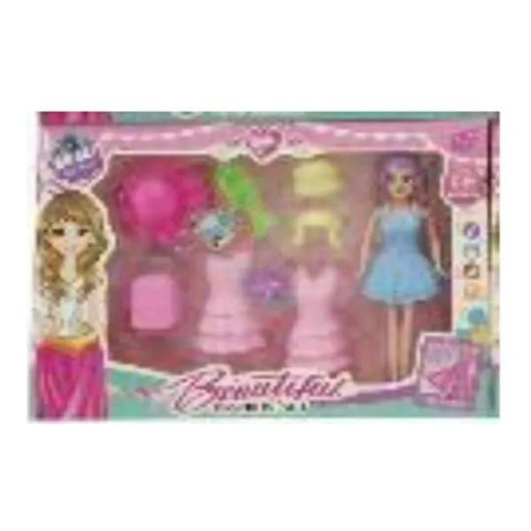 Muñeca fashion con accesorios
