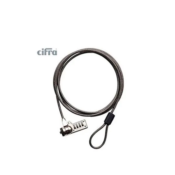 Candado cifra rl- 330/308 para notebook con cable de 1,5/1,8 mts