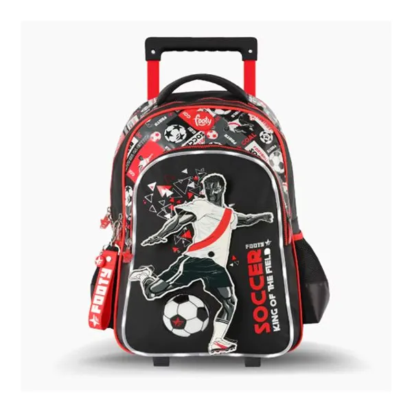 Mochila con carro 18" footy soccer dinamic con luz