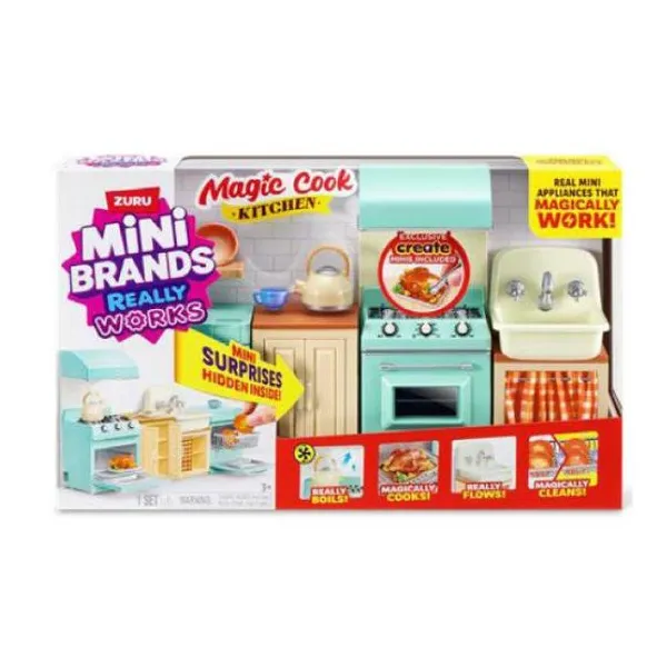 Mini brands magic cook cocina playset