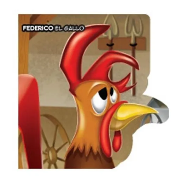 Animales troquelados - federico el gallo