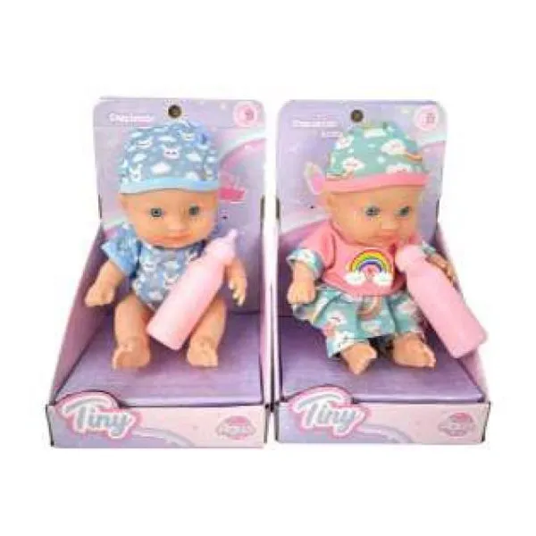 Bebote Tiny con mamadera 22 cm (cuerpo duro)