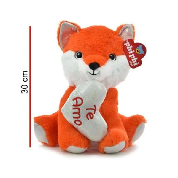 Zorro con corazón 30 cm