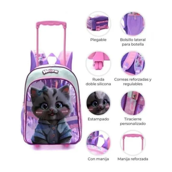 Mochila carro 16" think happy pets bruma