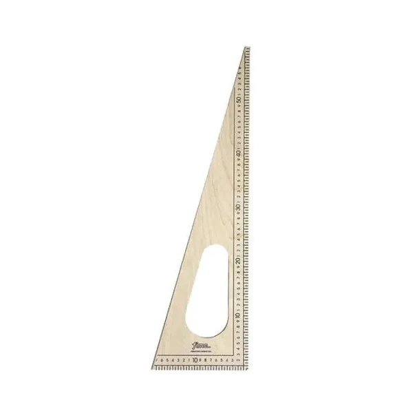 Escuadra de madera 60 cm sin lustrar fime