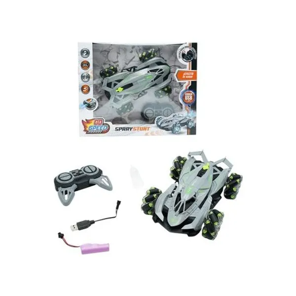 Super auto go speed 360° a radio control con música, luces y
