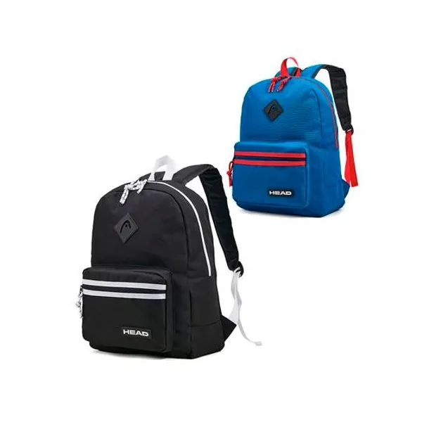 Mochila 17" espalda x1 colores surtidos head
