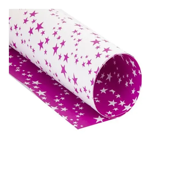 Cartulina Muresco entretenida estrellas violeta