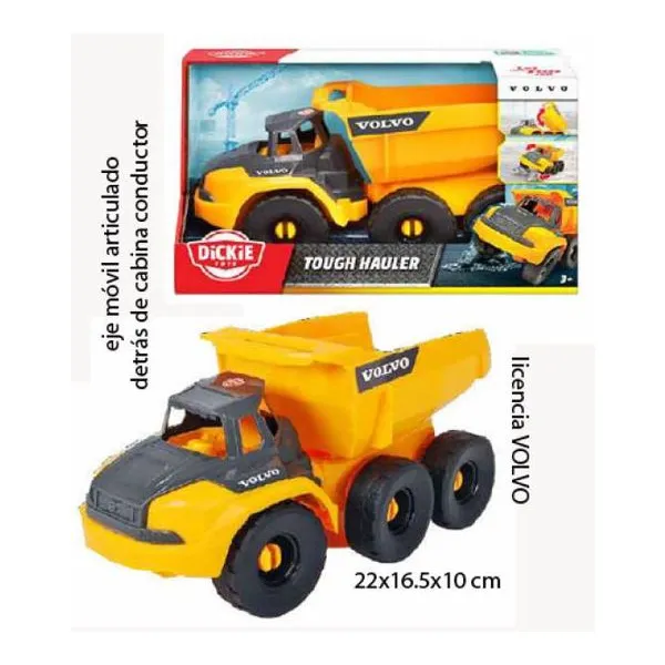 Dickie toys volvo tough hauler volcador