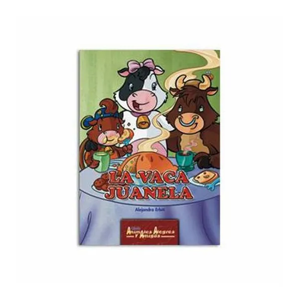 Libro de cuento animales alegres y amigos ii: la vaca juanela 14x19.5 cm