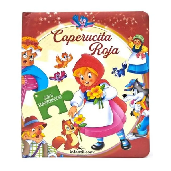 Leo y armo rompecabezas - caperucita roja