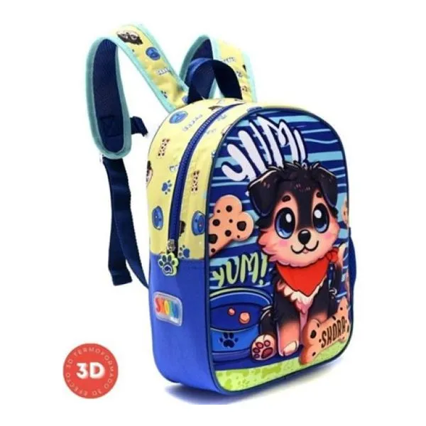 Mochila petit termoformada german sheppard 22 x30 x10 - 12