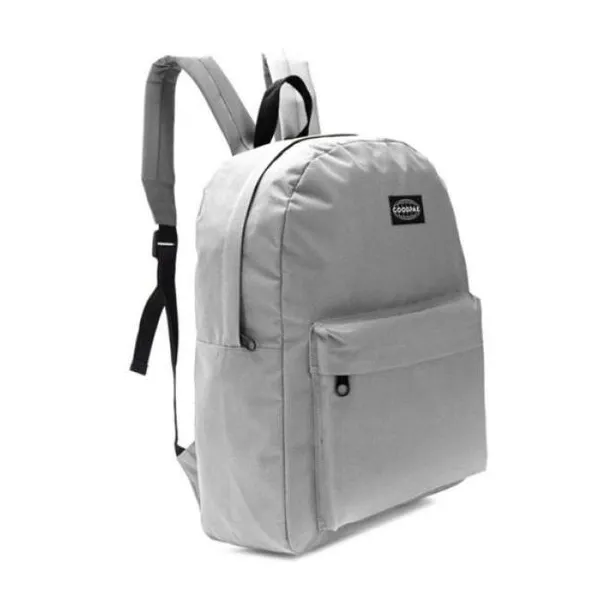 Mochila goodpak gris plata 43 x30 x17 cm 17 pulgadas